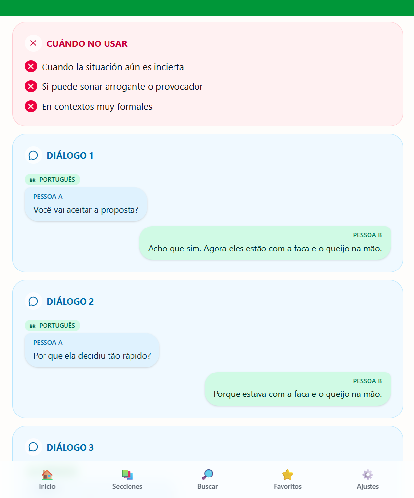 Estructura de una expresión dentro del aplicativo (parte 2)